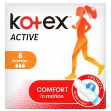 Гігієнічні тампони коtex active normal, 8 шт