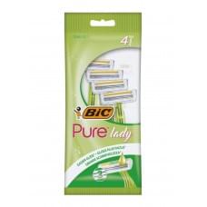 Набір бритв без змінних картриджів BIC pure 3 lady (4 шт)