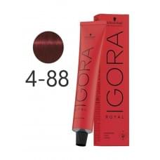 Фарба для волосся Schwarzkopf Professional Igora Royal 4-88 Середньо-коричневий червоний екстра 60 мл
