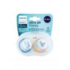 Силіконова пустушка philips avent ultra air 