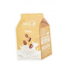 Тканинна маска з екстрактом кави apieu coffee milk one-pack (21 мл)