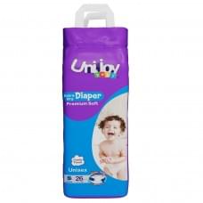 Підгузки UNIJOY Soft 26 шт XL 12-17 кг