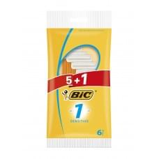 Набір бритв без змінних картриджів BIC sensitive 1 (5+1 шт)
