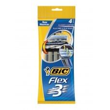 Набір бритв без змінних картриджів bic flex 3 (4 шт)