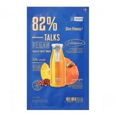Тканинна маска Missha Talk Vegan Squeeze Skin Fitness Очисна 27 г
