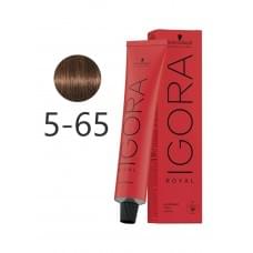 Фарба для волосся Schwarzkopf Professional Igora Royal 5-65 Світло-коричневий золотистий 60 мл