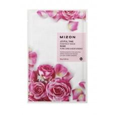 Маска для обличчя з екстрактом троянди mizon joyful time essence mask rose 23 мл