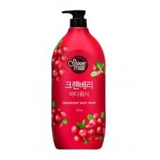 Гель для душу KeraSys Shower Mate Natural Cranberry, з ароматом журавлини, 1200 мл