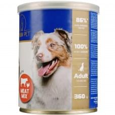 Паштет PREMIUM PET для дорослих собак - м’ясне асорті 360 г