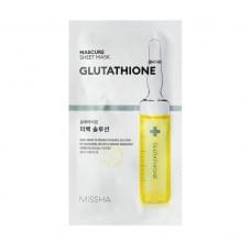 Освітлююча маска з глутатіоном Missha Mascure Whitening Solution Sheet Mask Glutathione 27 мл