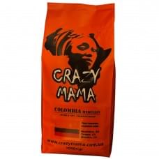 Кава в зернах/зернова Crazy Mama Colombia Supremo Medellin 100% арабіка 1 кг