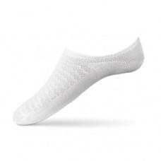Однотонні жіночі шкарпетки підслідок.V&T Socks Колір білий. розмір 35-37