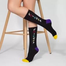 Жіночі шкарпетки з написом Friends V&T Socks Чорний. Розмір 36-40