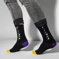 Чоловічі шкарпетки Friends V&T Socks Чорний. розмір 41-44