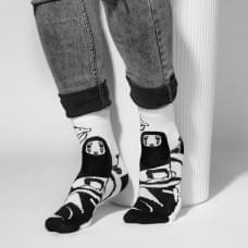 Чоловічі шкарпетки "Віднесені привидами" V&T Socks Білий. розмір 41-44