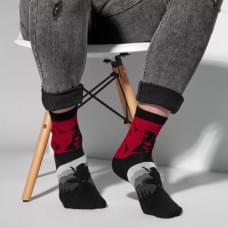 Чоловічі шкарпетки "Атака титанів" V&T Socks Червоний. розмір 41-44