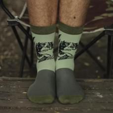 Чоловічі шкарпетки "Спаніель" V&T Socks Хакі розмір 41-44