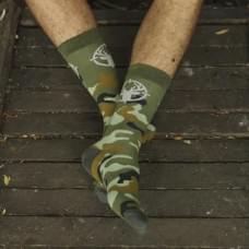 Чоловічі шкарпетки "Лось" V&T Socks Хакі розмір 41-44