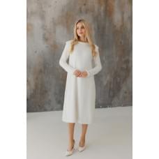 Сукня молочна Ніколь М міді