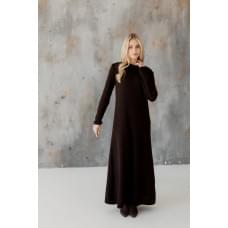 Сукня шоколадна Ніколь М максі