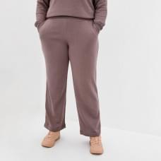 Женские брюки вязаные Прованс Katrin шоколадные L/XL 
