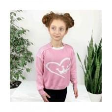 Джемпер для дівчинки Art Knit Queen рожевий 110-116 