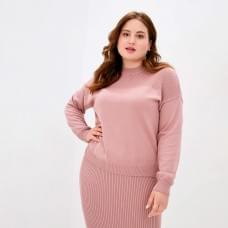 Джемпер женский вязаный Прованс Katrin темная пудра L/XL