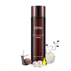 Преміальний тонер із муцином чорного равлика Ottie Black Signature Toner 150 мл