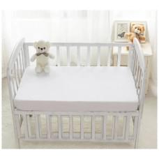  AquaStop 100% cotton Giselle 70x140 cm white mattress cover for children