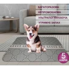 Багаторазова непромокаюча пелюшка для собак гучі 4paws 45x45 см