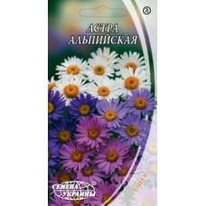 Семена астры Альпийская смесь Семена Украины 0,1 г 