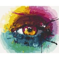 Картина по номерам Art Craft Радужный глаз 40х50 см