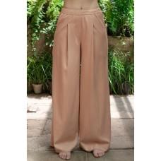 Брюки Forly Брюки із защипамим зі льону Rachel XL/XXL Бежевий LN0072-20-09_XL/XXL