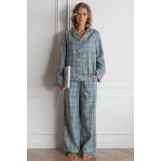 Forly Піжамний фланелевий костюм з брюками Iceberg XS/S Блакитний FL0073-04-69_XS/S