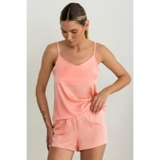 Комплект шовковий з шортами Forly Kimberly S Рожевий SH0011-95-78_S