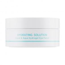 Гідрогелеві патчі стандартного розміру Coral end Aqua Hydrogel Eye Patch BeauuGreen 60 шт