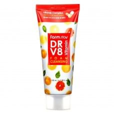 Вітамінна очищаюча пінка DR.V8 Vitamin Foam Cleansing FarmStay 100 мл