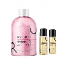 Сяючий комплекс для ванни 3 в 1 Detox salt RoBeauty 365 г