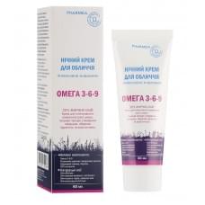 Night face cream Intensive nutrition series Omega 3-6-9 Pharmea 60 ml