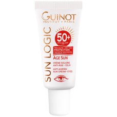 Антивіковий крем від сонця для шкіри навколо очей SPF50+ Age Sun Anti-Ageing Sun Cream Eyes Guinot 15 мл