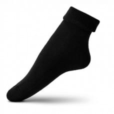 Носки женские с отворотом V&T Socks черные р. 36-40