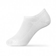 Носки-следы мужские однотонные с сеткой V&T Socks белые р. 39-41