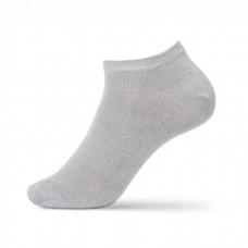 Носки-следы мужские однотонные V&T Socks светло-серые р. 39-41