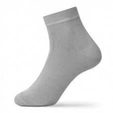 Носки мужские однотонные комфортной длины V&T Socks светло-серые р. 39-41