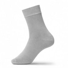 Носки мужские классические однотонные V&T Socks светло-серые р. 39-41